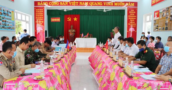 Tây Ninh - Prey Veng: Hội đàm về công tác tổ chức lễ công bố khai trương cặp cửa khẩu quốc tế Tân Nam - Meun Chey